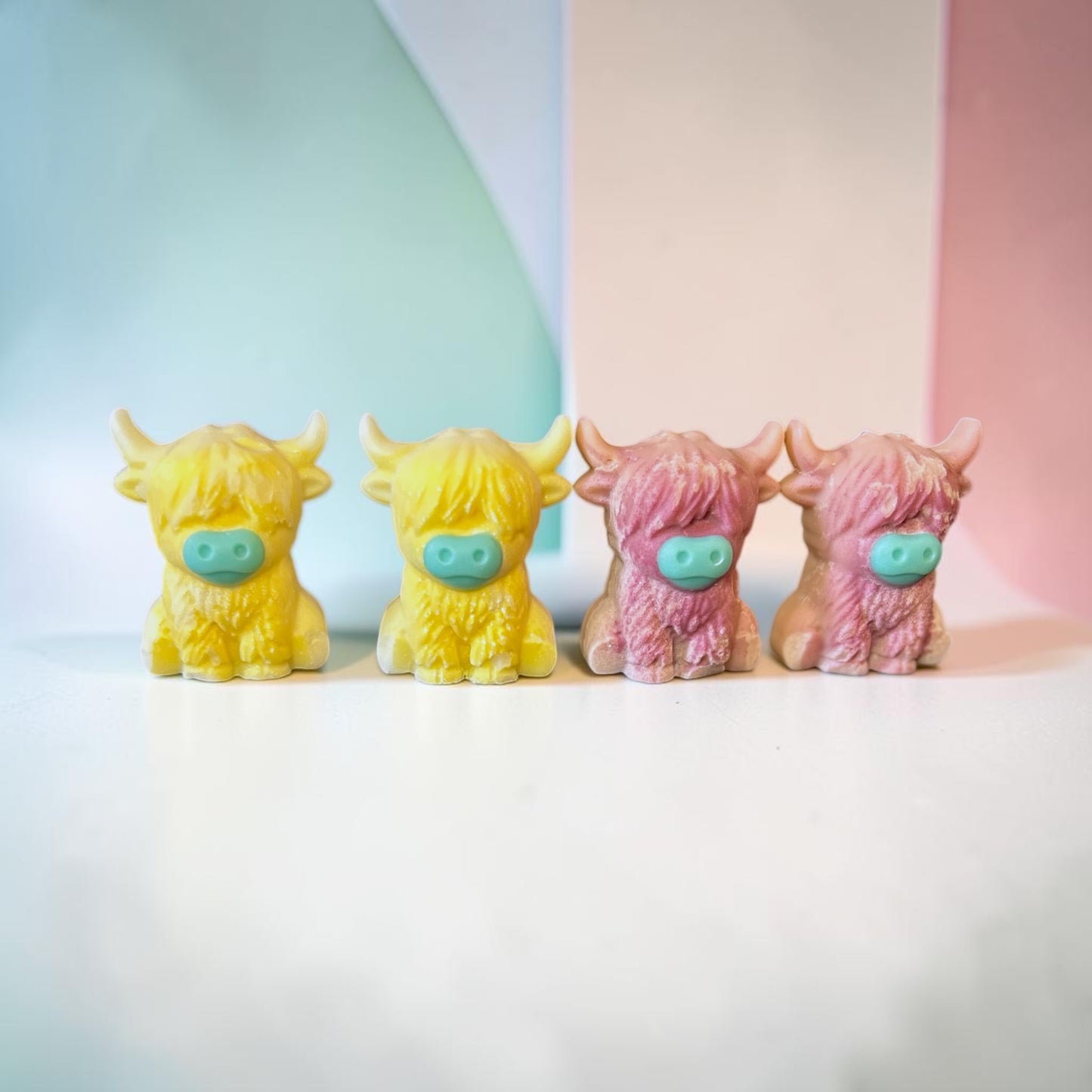 Rhubarb and vanilla highland cow