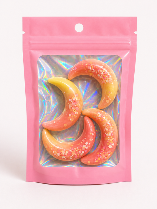 Half moons - sherbet lemon twist