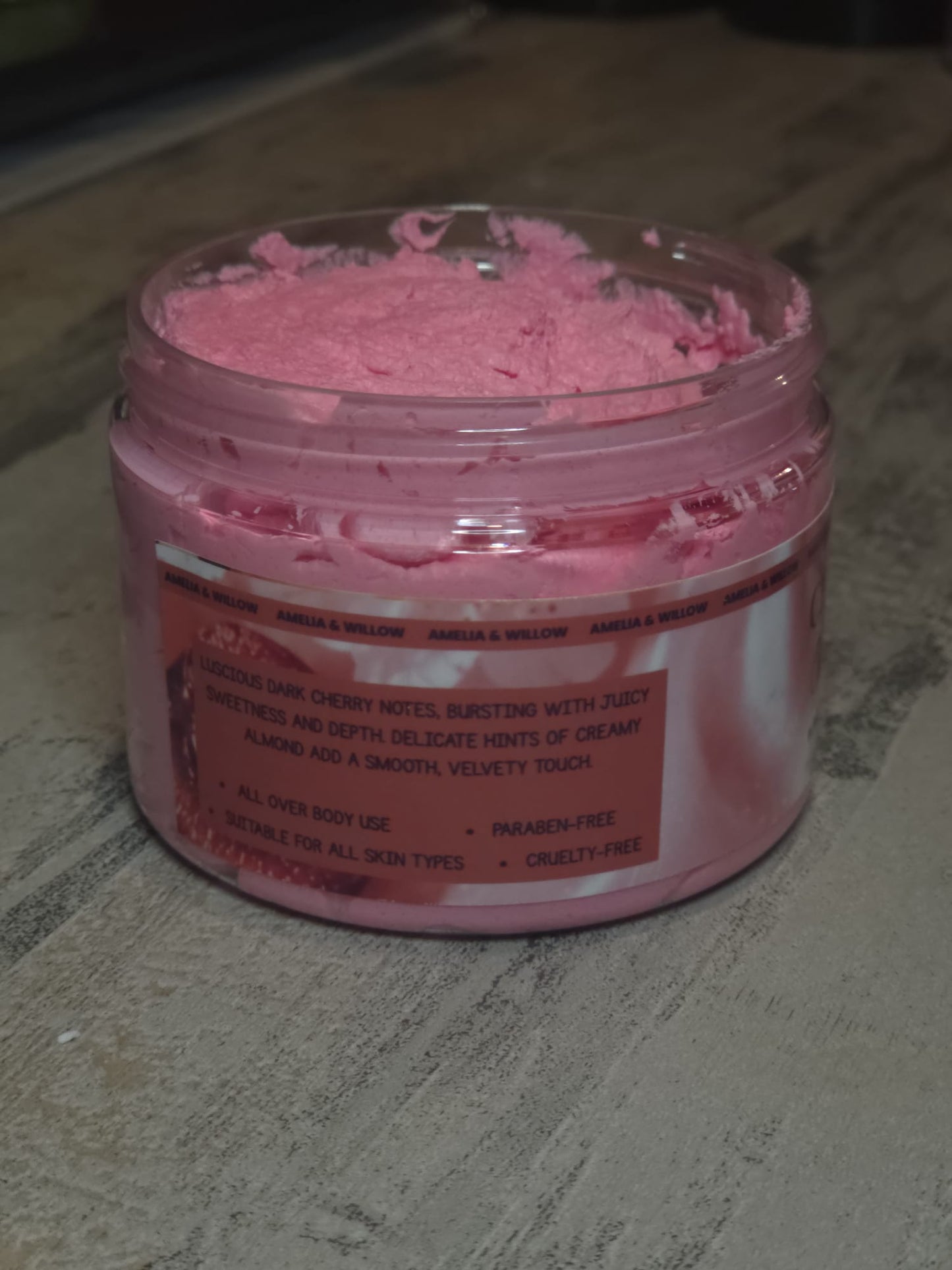 Whipped soap