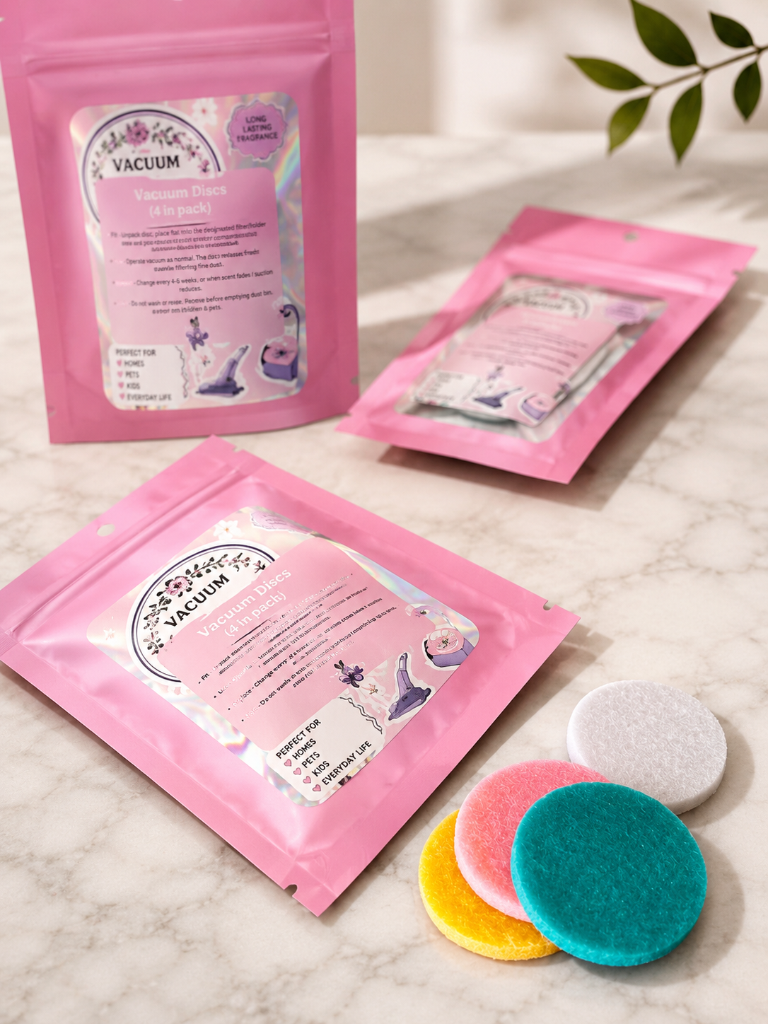 Vacuum discs - 4 in a pack