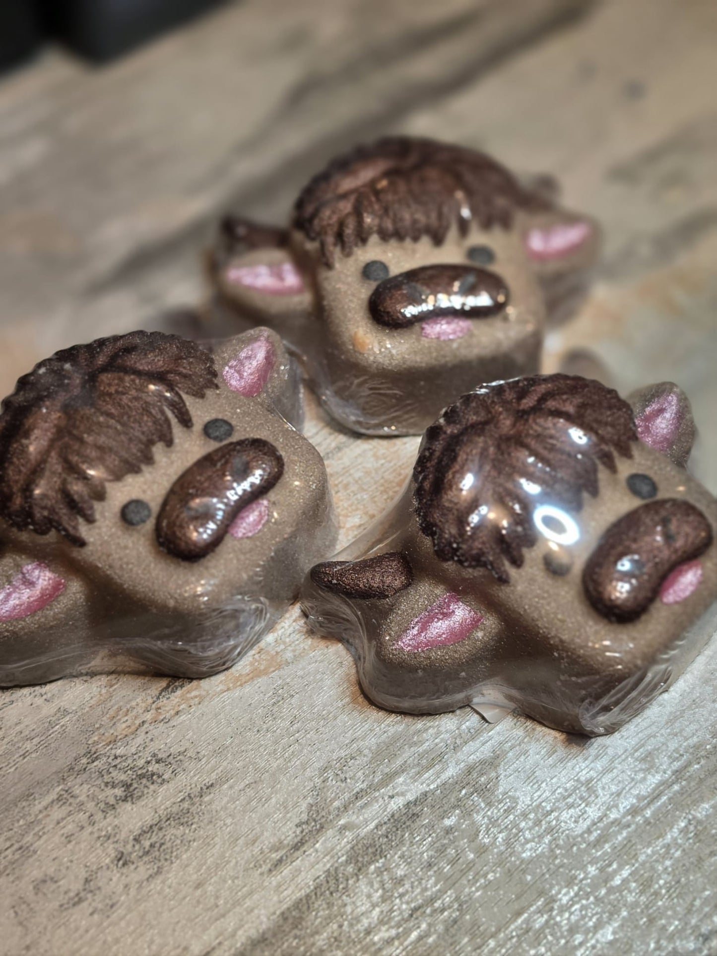 Ruby razz scented highland cow bath bomb