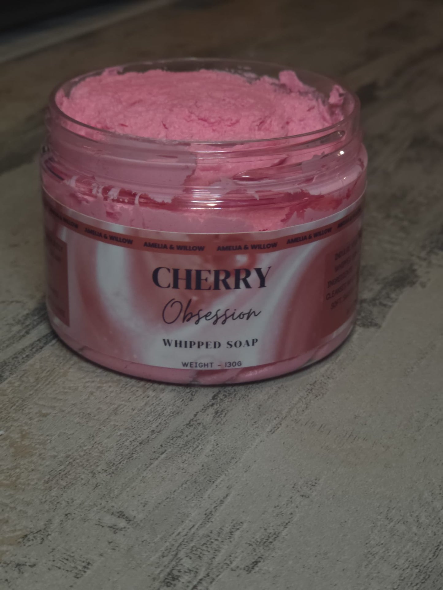 Whipped soap