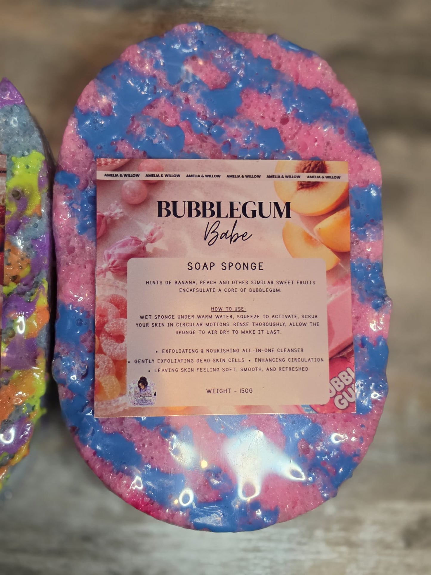 Jumbo scented soap sponges 150g